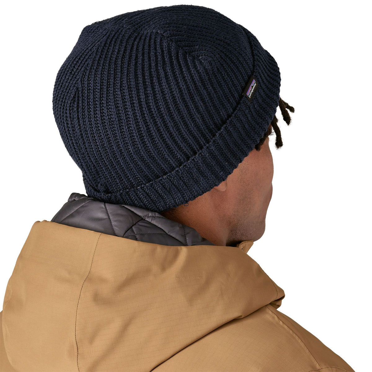 Patagonia Fisherman's Rolled Beanie Navy Blue
