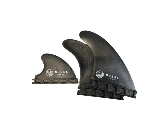 Futuros Rebel Rapid Fin Set - carbono reciclável