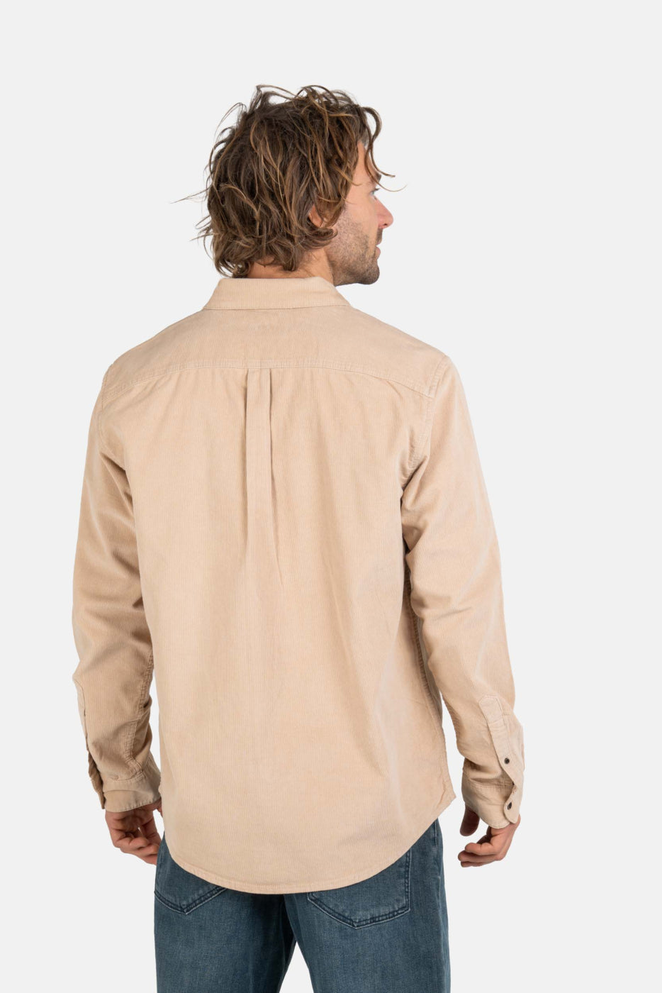 Reell Dual Cord Shirt Cashew Sand