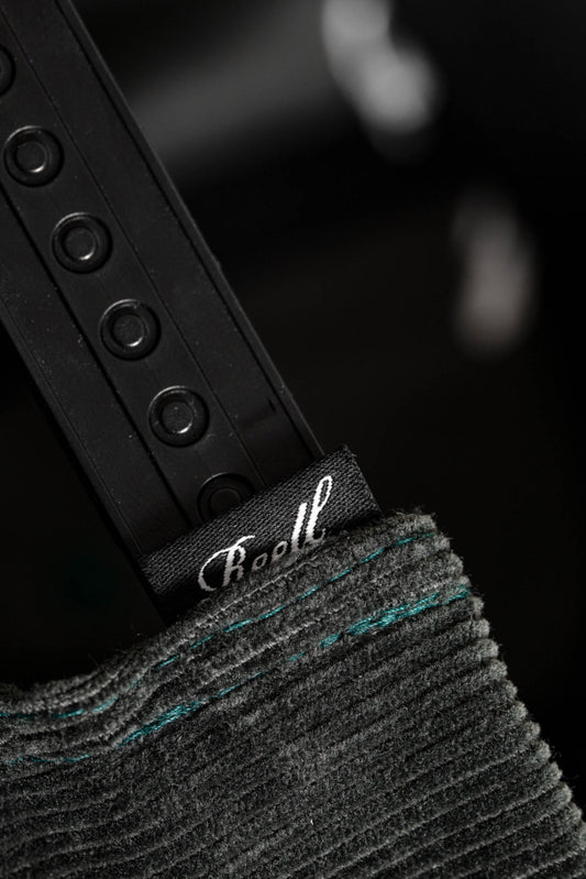 Reell Single Script Cap Dark Green Ribcord