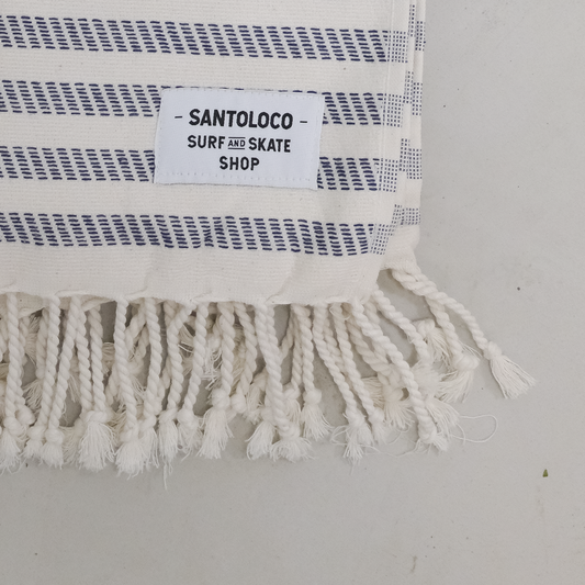 SantoLoco Pestamel Acácia Terry Handtuch Preto