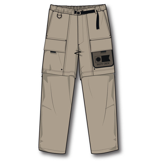 Salty Crew Syncro Convertible Hose Beige