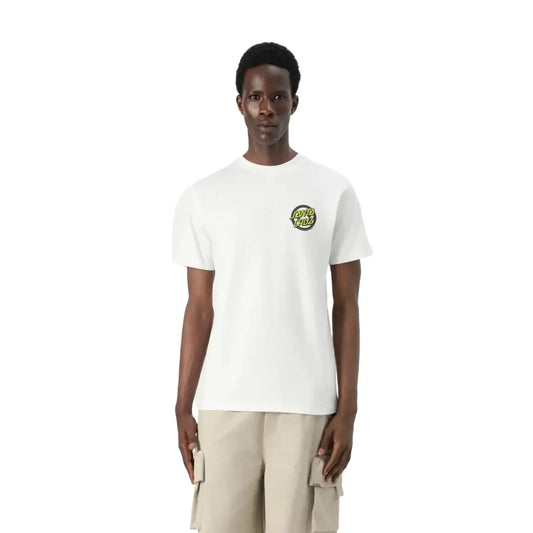 SantaCruz Roskopp Screaming Target T-Shirt Weiß