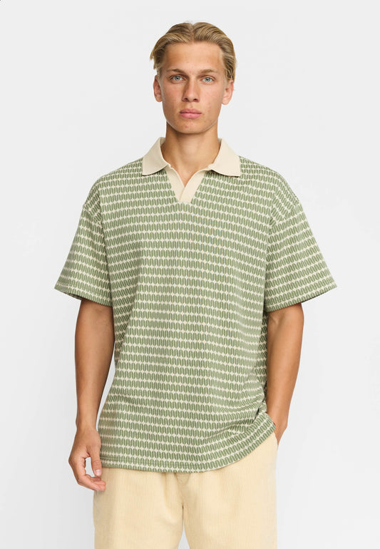 Revolution Jacquard Poloshirt Hellgrün