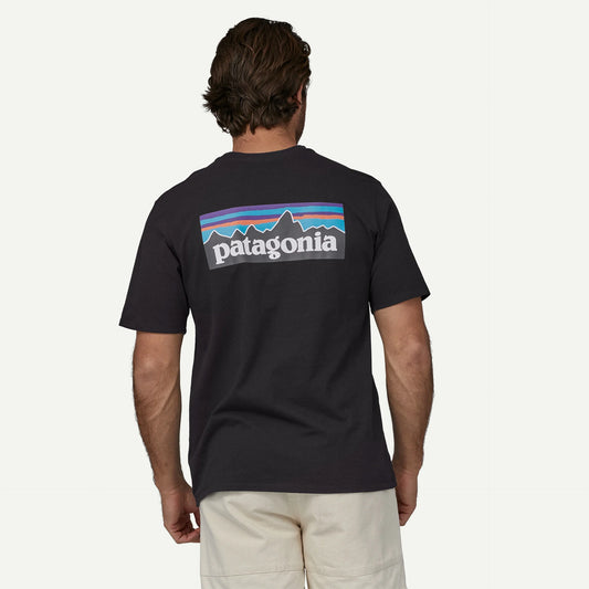 Patagonia M's P-6 Logo Responsibili T-Shirt Schwarz
