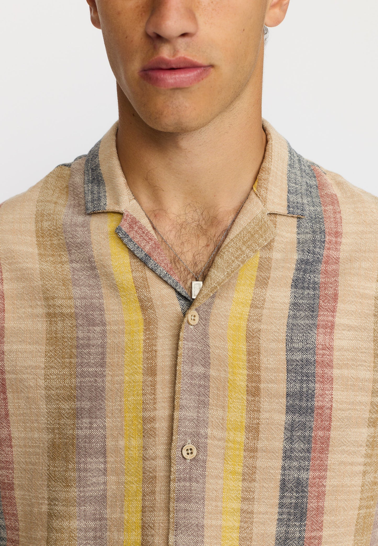 Revolution SS Cuban Shirt Brown