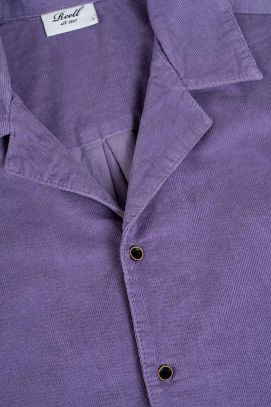 Reell Resort Cord Shirt Lavender Purple