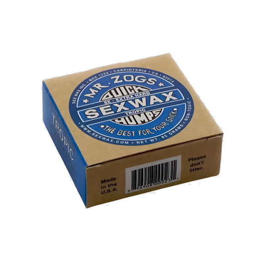 Sex Wax Quick Humps 6X Tropic or Basecoat Blue +26°C