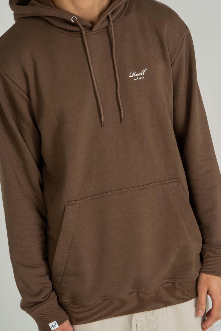 Reell Staple Terry Hoodie Shroom Brown