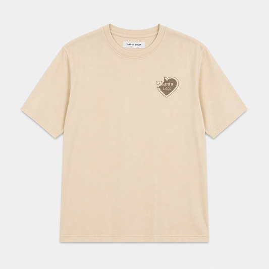 SantoLoco Wiesn Hai T-Shirt Beige