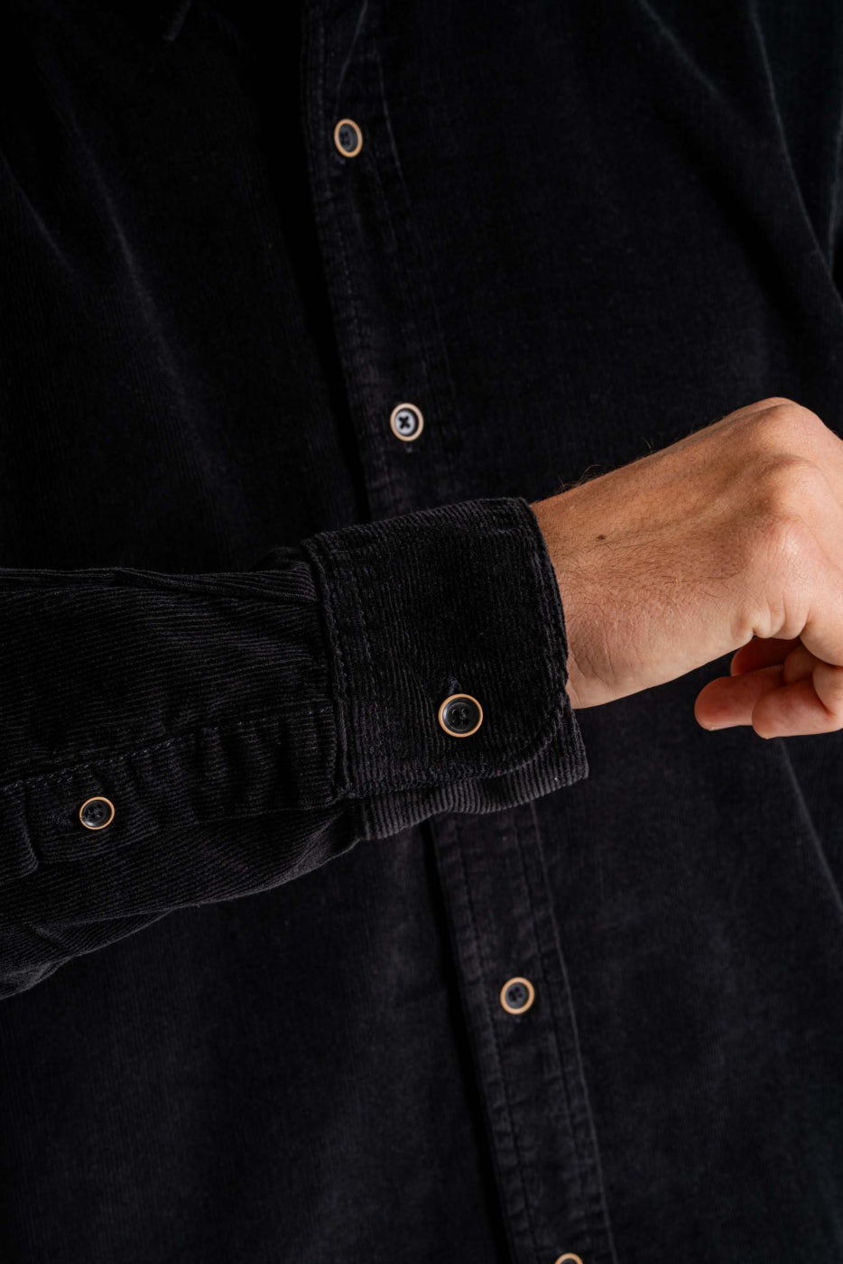 Reell Strike Shirt Black