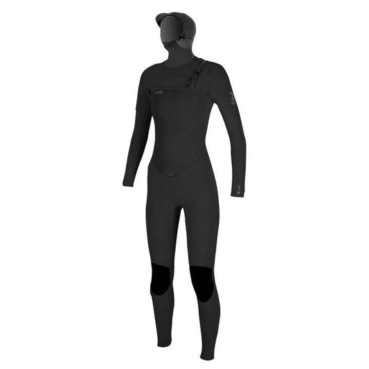 O'neill Damen Epic 6/5/4 Chest Zip Neoprenanzug mit Kapuze