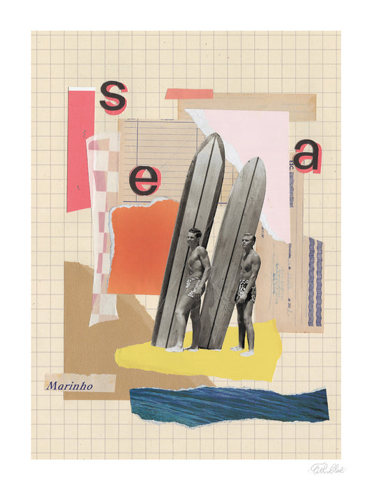 Print Ciel Glue "Marinho" 30x40