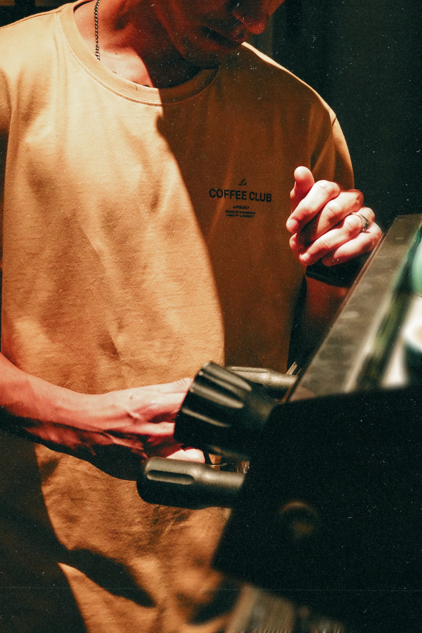 SantoLoco Coffee Club Tee Dark Sand
