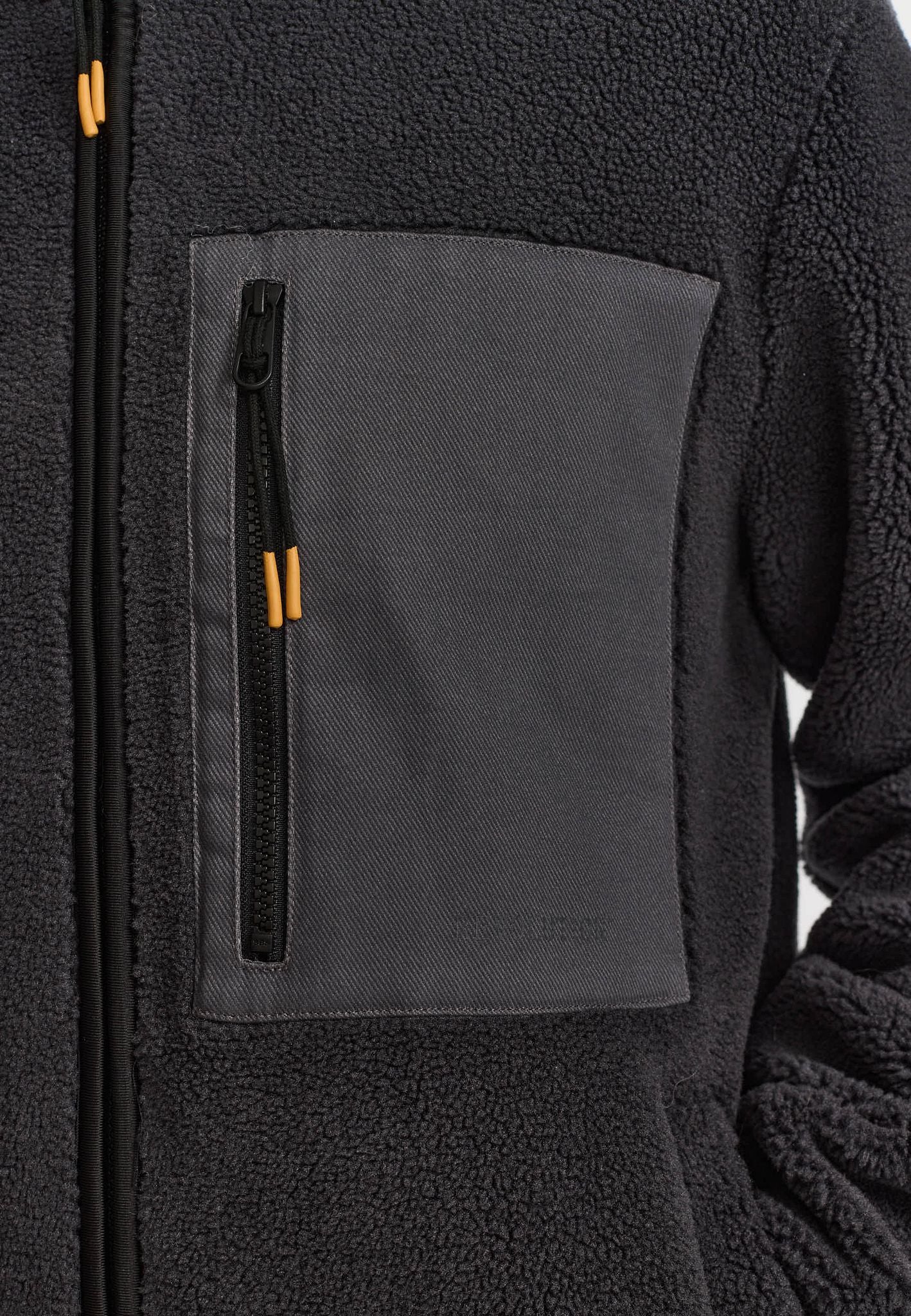 Revolution Pocket Teddy Jacket Darkgrey