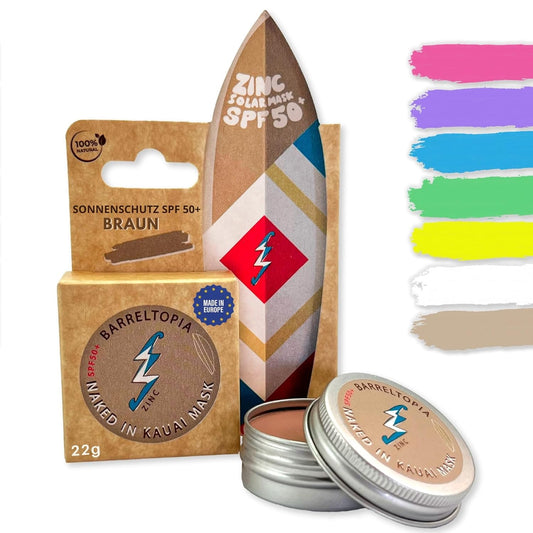 Barreltopia Zinc Solar Mask SPF 50+ Nude