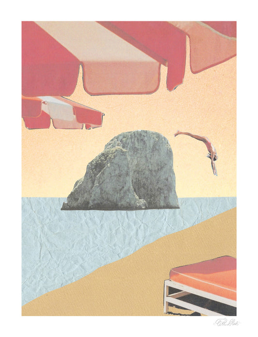 Ciel Glue Diving Postcard