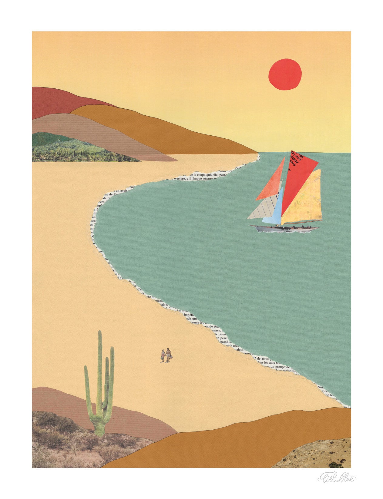 Ciel Glue The Bay Postcard