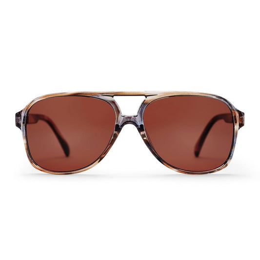 CHPO Dallas Sunglasses Cigar smoke / Brown