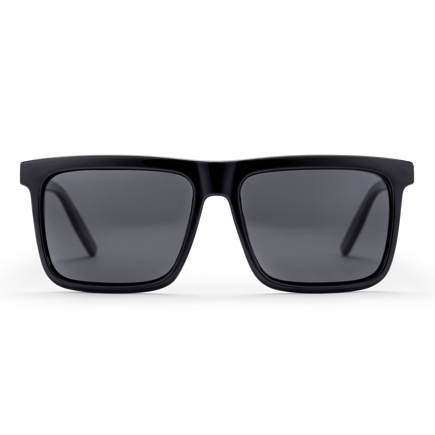 CHPO Bruce Sunglasses Shiny Black Black / Moss green Black / Shiny Black