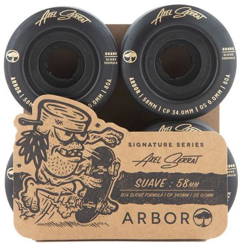 Arbor Wheels Suave - Alex Serrat 80a Black - 58MM