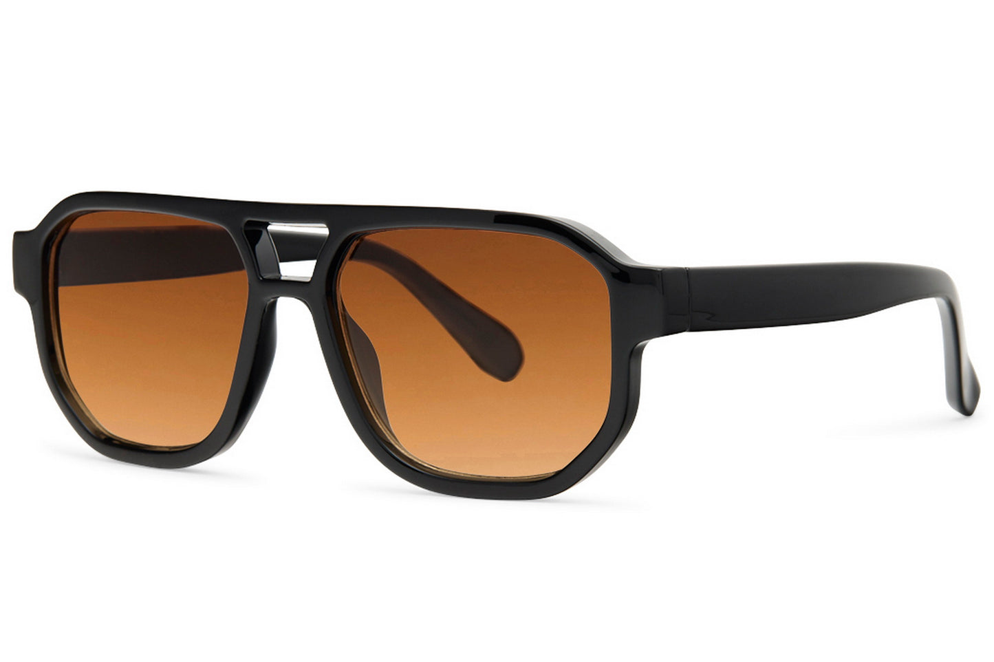 Brto Recycled Sunglass Black Darkbrown