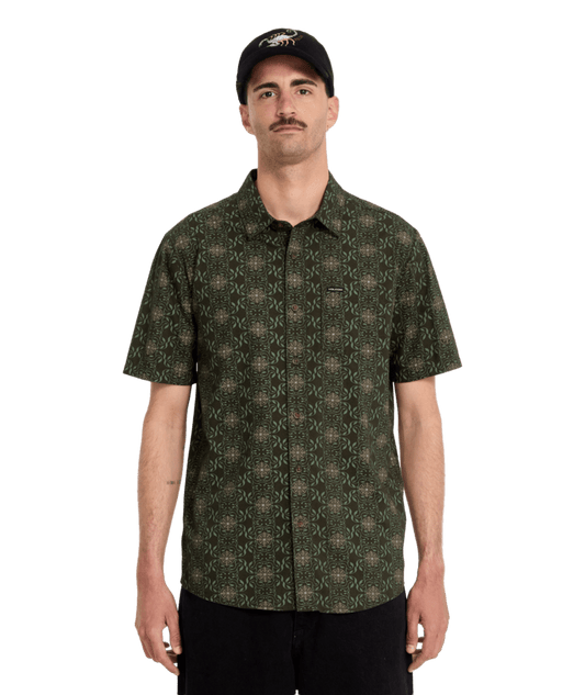 Volcom Scaler Stone Woven SS Grün
