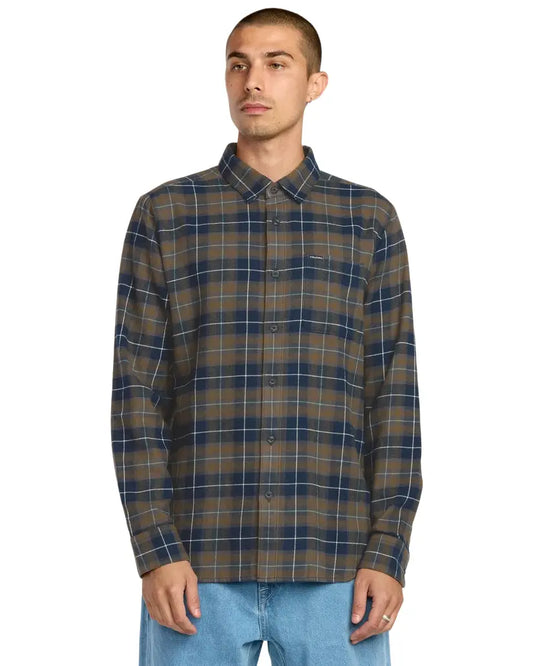 Camisa xadrez Volcom Caden