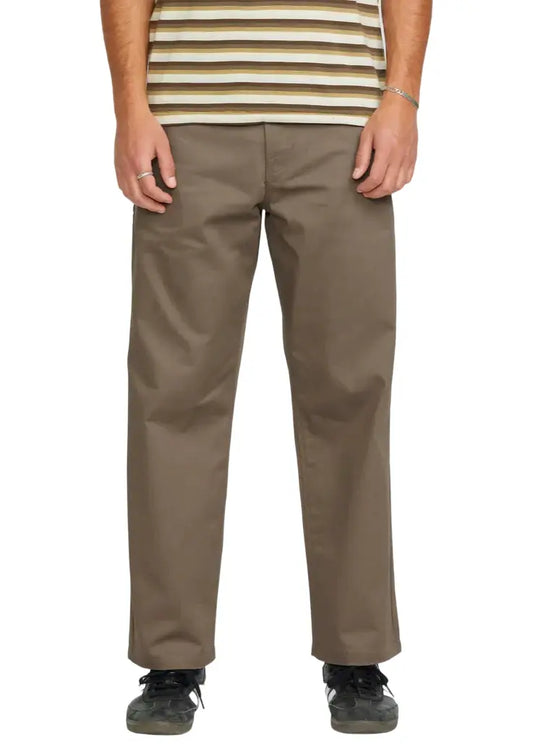 Volcom Frickin Skate Chino Hose Braun