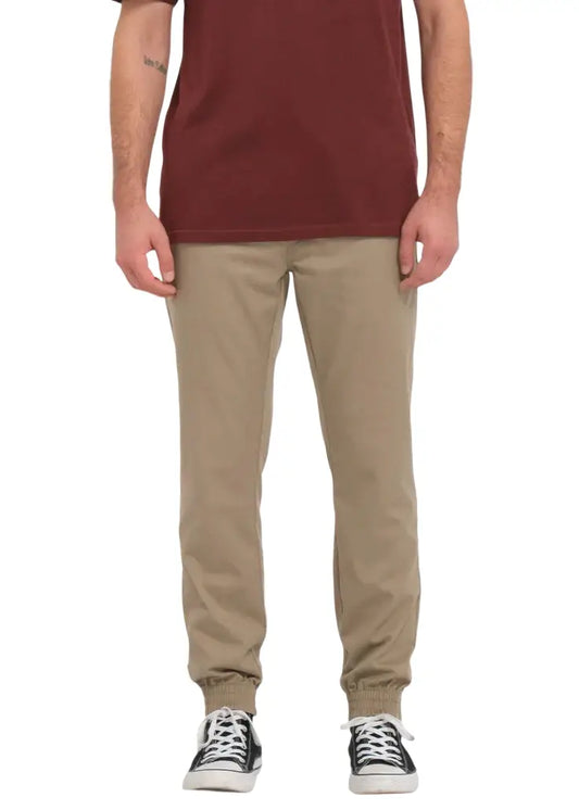 Volcom Frickin Slim Jogginghose Beige