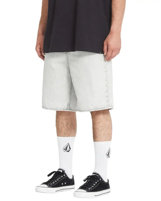 Volcom Solver Denim Shorts Grau