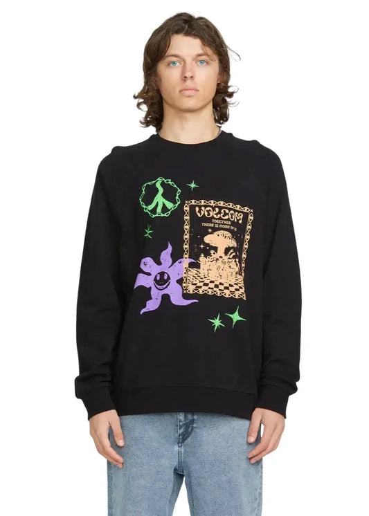 Volcom Filip Rygalski Crew Sweatshirt Schwarz