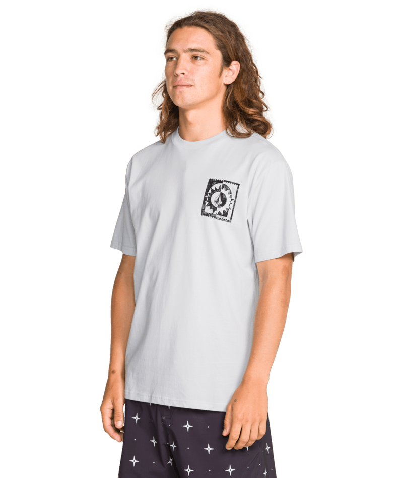 Volcom Burner SS Tee Light Blue Acid