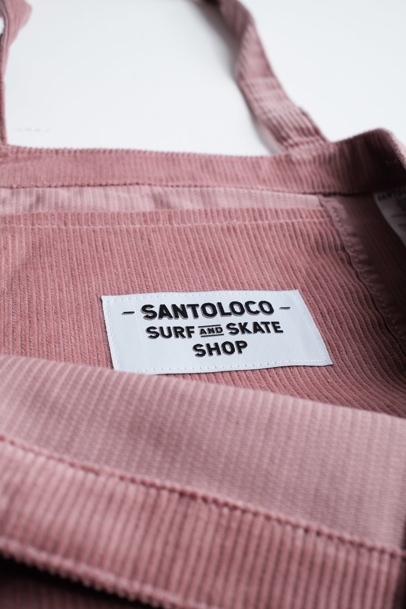 SantoLoco Tote Bag Corduroy Old Rose