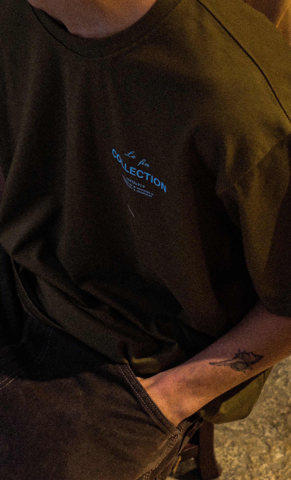 SantoLoco Fins Tee Olive