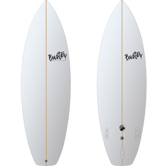 Buster C-Type 5'4 Surfboard mit Superrails