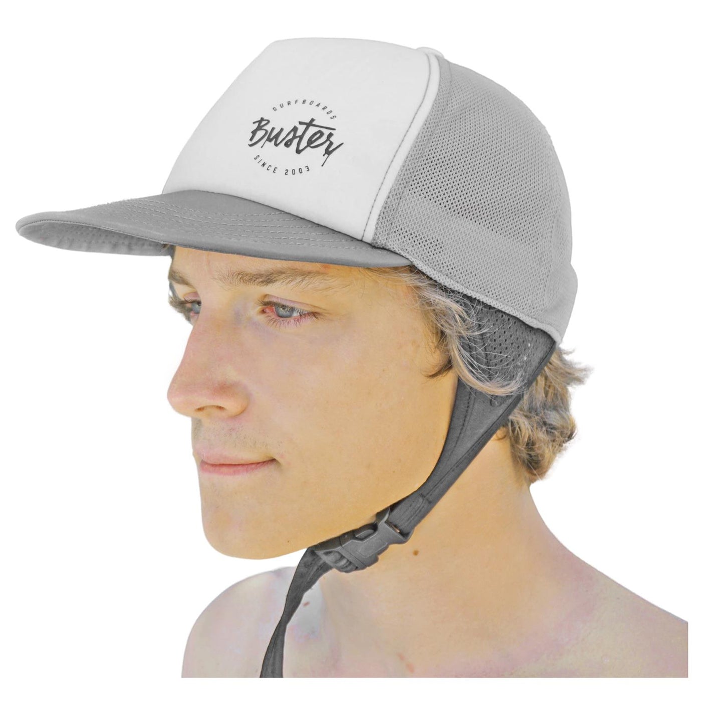 Buster Convertible Surf / SUP Trucker Cap with Chin Strap