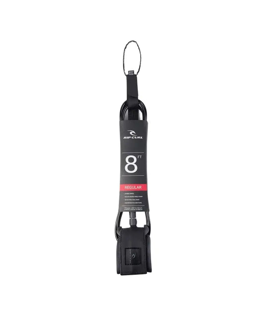 Rip Curl 8'0 Reg Leash Surf Grip Black