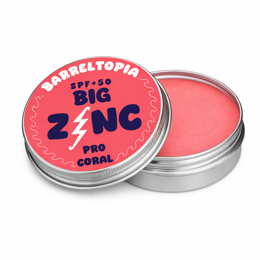 Barreltopia Pro Zinc Tin SPF50+ Coral