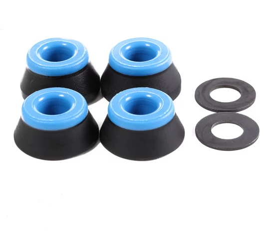 Bones Bushings Hardcore Soft Set Preto Azul
