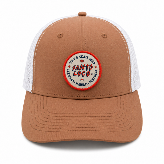 SantoLoco Logo Trucker Cap Earth