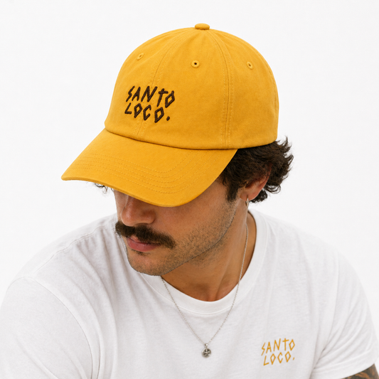 SantoLoco Logo Cap Mustard