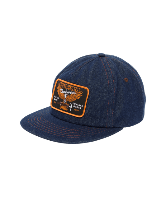 Volcom Hammered Workwear Hat Blue