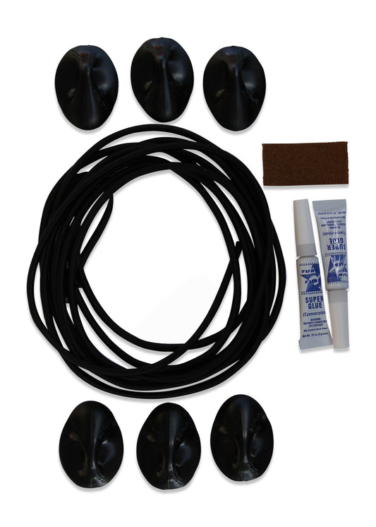 SurfCo Hawaii EZ Plug Deck Rigging Kit, 6 Stück