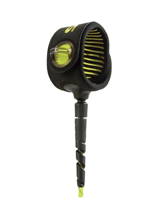 FCS 6’ Freedom Helix Comp Leash Cyber Lime