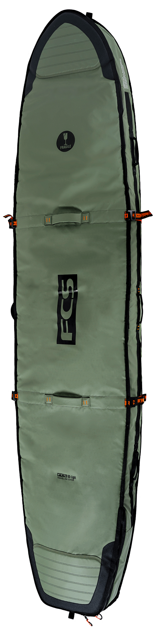 FCS Travel 2W Longboard Wheelie 10'0 Alpine Surfboardbag