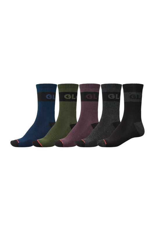 Globe Horizons Crew Socken 5er Pack