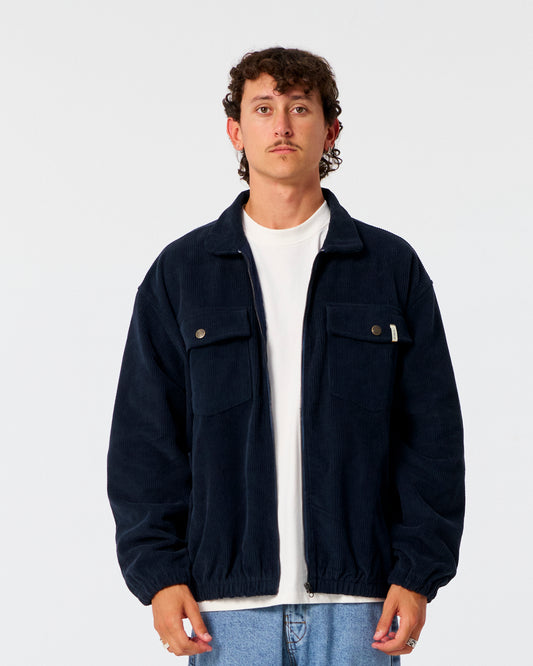 TCSS Blackbird Cord Jacket Worker Blue
