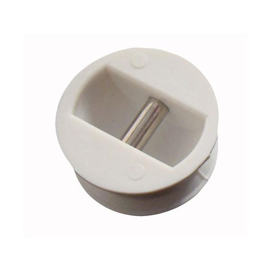 Leash Plug Big 32mm White