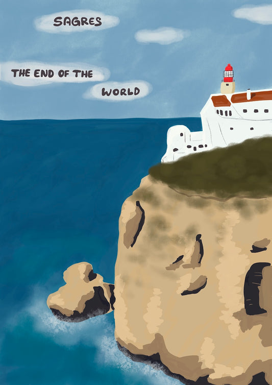 Postal do Farol de Sagres, Alix Campbell